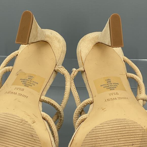 Nine West Women’s Kims Strappy Sandals Beige Size 9.5M - Picture 9 of 10